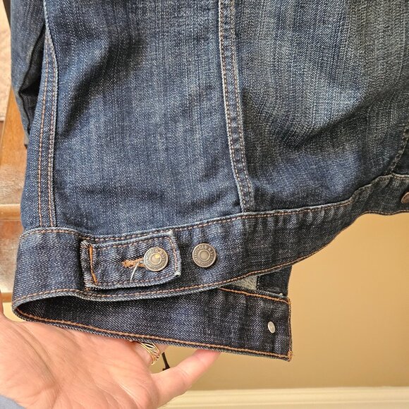 Old Navy Women's Denim/Jean Jacket, Sz Large - Picture 10 of 12